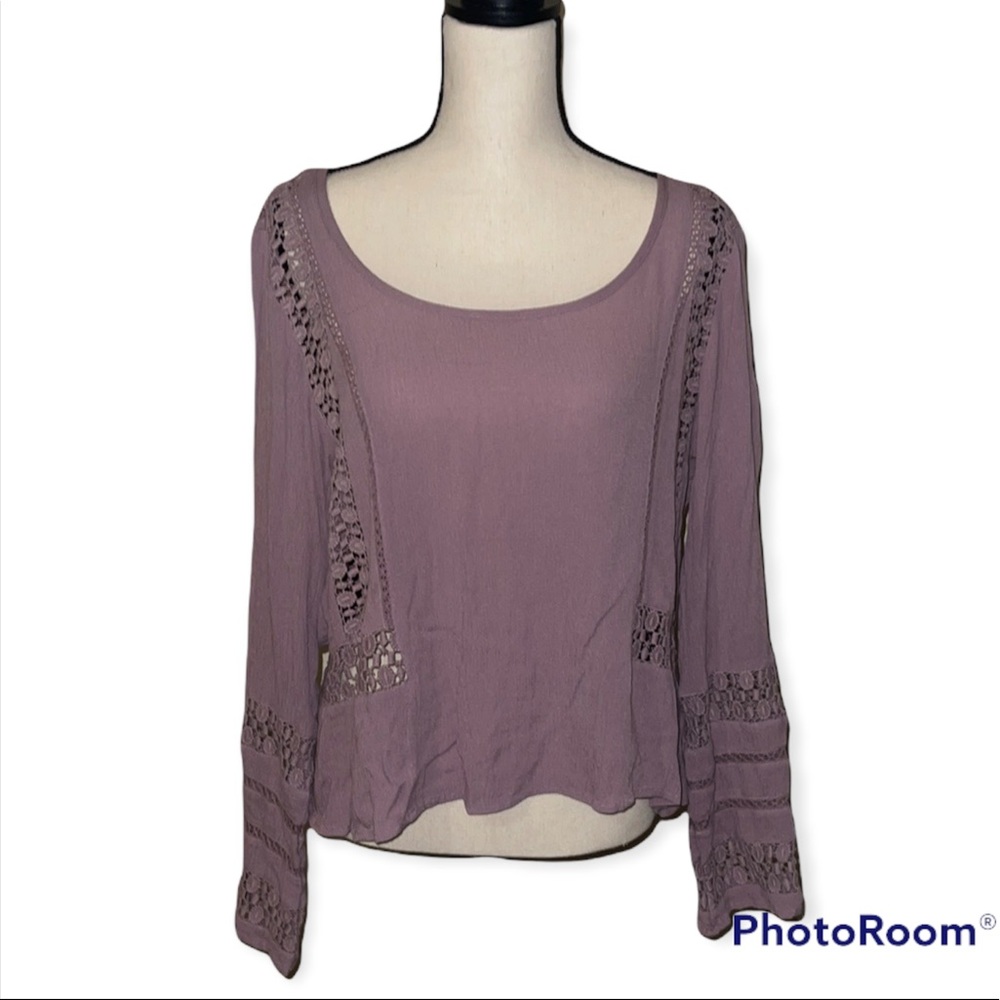 🌟💕 Patrons Of Peace boho style Long Sleeve Top 💕🌟